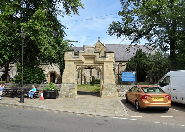 Lych Gate To St Andrews Church © Robert Graham Geograph Britain And