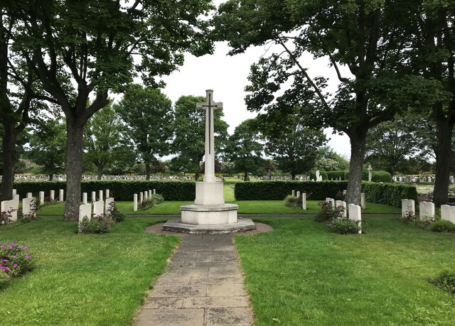 War graves in Newport Cemetery, Lincoln