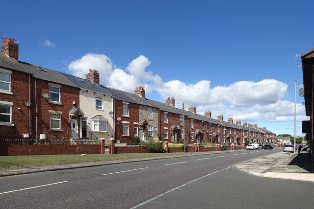 Station Road, Easington Colliery © Des Blenkinsopp :: Geograph Britain ...