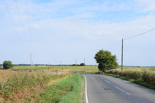 B1051 near Sharpes Cottages