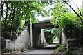 Chalk Lane railway bridge