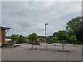 Rotherfield Park: an empty Sunday morning car park