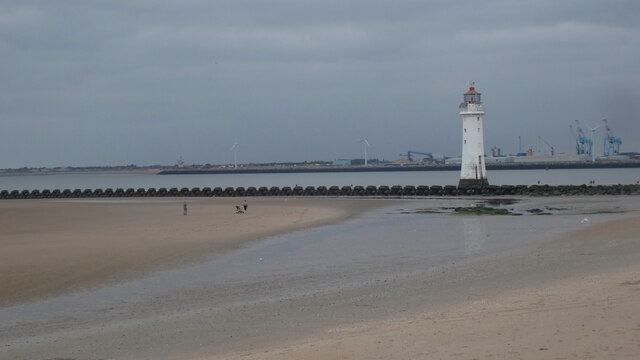 The entrance to the Mersey Estuary