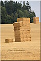 Tiers of bales on Georgia Down