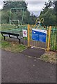 Yellow gate, Llanishen, Monmouthshire