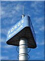 Sign for the Forge Retail Park