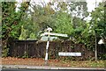 Fingerpost on Warley Road, Great Warley