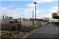 Construction work at Borehamwood FC