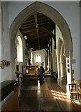 SU5385 : St Michael, Blewbury: organ by Basher Eyre