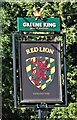 Sign for the Red Lion, Margaretting 