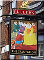 Sign for the Salutation, Hammersmith