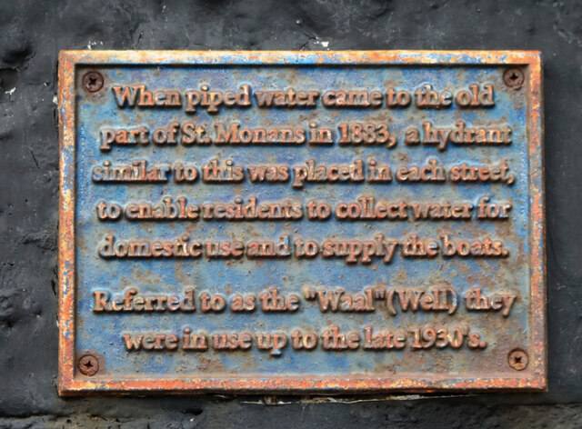 Plaque on garden shed