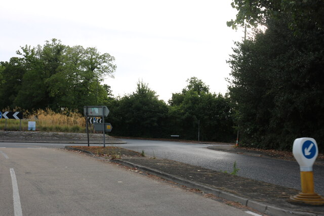 Roundabout On The A229, Wilsley Pound © David Howard :: Geograph 