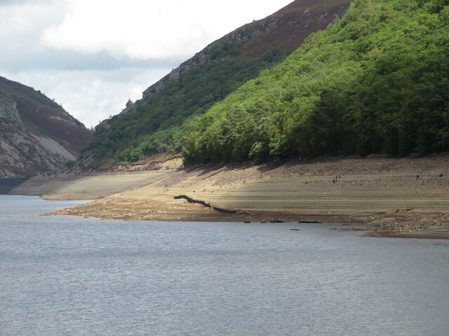 A depleted Caban Coch reservoir