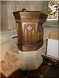 SU6676 : St Mary, Purley-on-Thames: pulpit by Basher Eyre