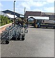 SO8313 : Shopping trolleys, Whaddon, Gloucestershire by Jaggery