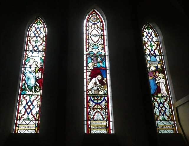 St Laurence, Tidmarsh: west window