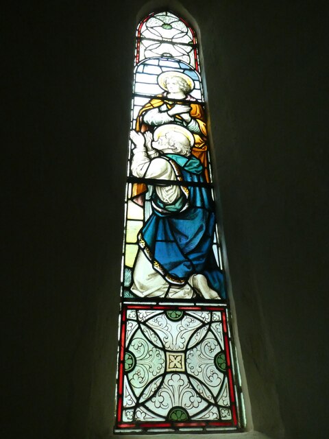 St Laurence, Tidmarsh: lancet window (c)