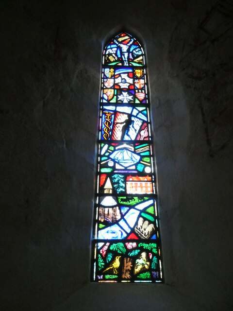 St Laurence, Tidmarsh: lancet window (e)