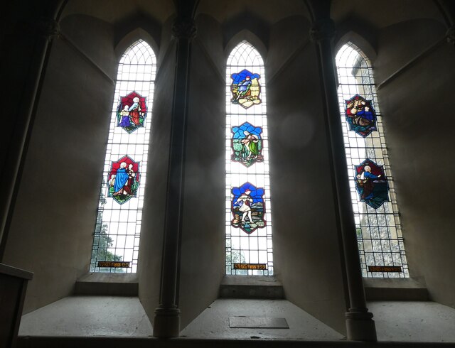 St Mark, Englefield: west window