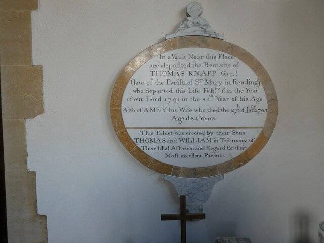 St Mark, Englefield: memorial (5)