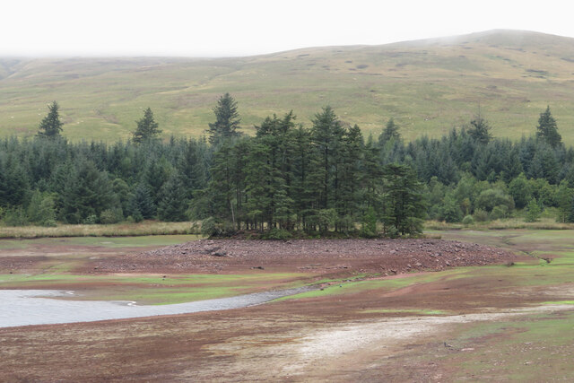 Low water levels in Beacons Reservoir