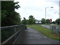 Path beside Slough Road