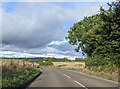 Lane leaving the B3392 to the right