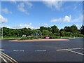 Roundabout on the B3034