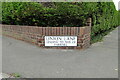 Union Lane street sign