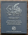 SO8454 : Historic Plaque, Dolday, Worcester by Mr Red