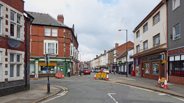 Worcester Street in Wolverhampton © Roger D Kidd :: Geograph Britain ...