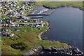 Atla Ness, Hamnavoe, West Burra, from the air