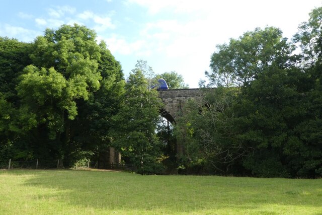 Train On Mill Lane Viaduct © Ds Pugh Cc By Sa20 Geograph Britain And Ireland 