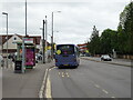 Bus stop on Farnham Road, Slough 