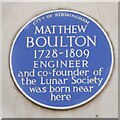 Matthew Boulton Blue Plaque