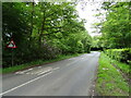 Heathfield Road approaching bend