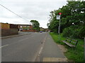 Bus stop on Cores End Road 