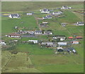 Aithsetter, Cunningsburgh, from the air