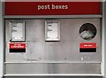 Postboxes at Queensgate, Inverness