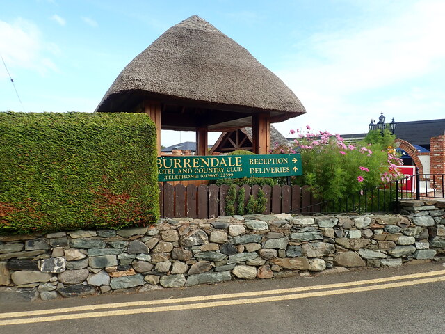 Side entrance to the Burrendale Hotel and Country Club