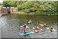 Canoe lessons on the Stourbridge Canal