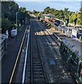 Through Bruton station