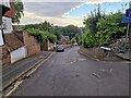 Blue Ball Hill, Winchester, seen from its junction with St John