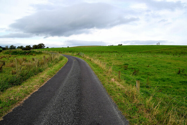 Bend along Lough Road