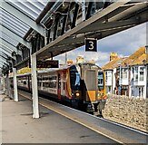 SY6779 : 444008 in Weymouth station by Jaggery