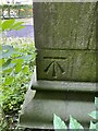 OS Cut Mark - Ashton-under-Lyne, Albion United Reformed Church