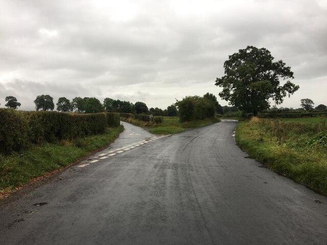 Road Junction Near Brampton © Steven Brown Geograph Britain And Ireland