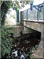 The new Southwick Bridge over the Lambrok Stream