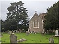 Cedar tree at St. Bartholomew